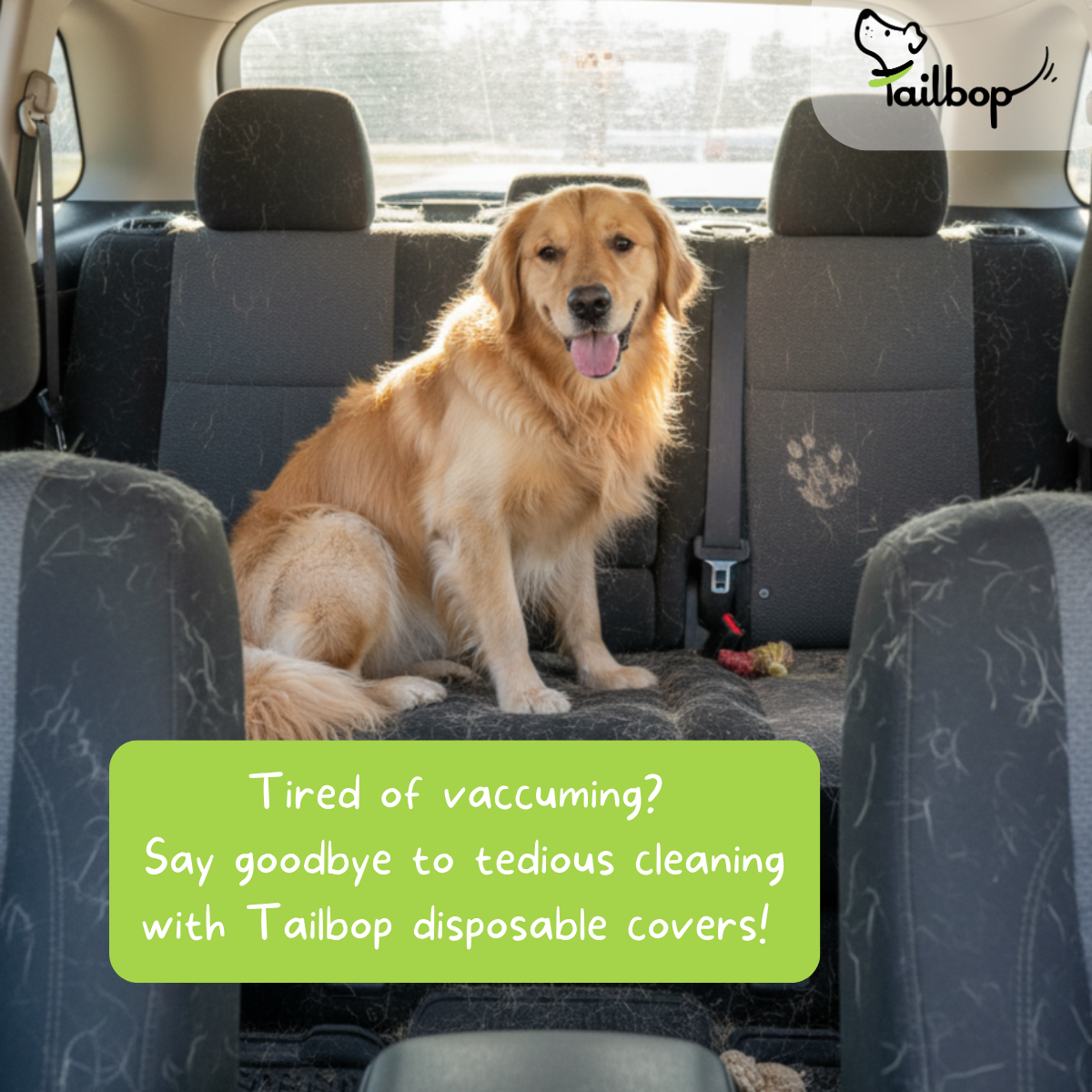 Disposable Car Seat Covers for Pets - 3 Pack