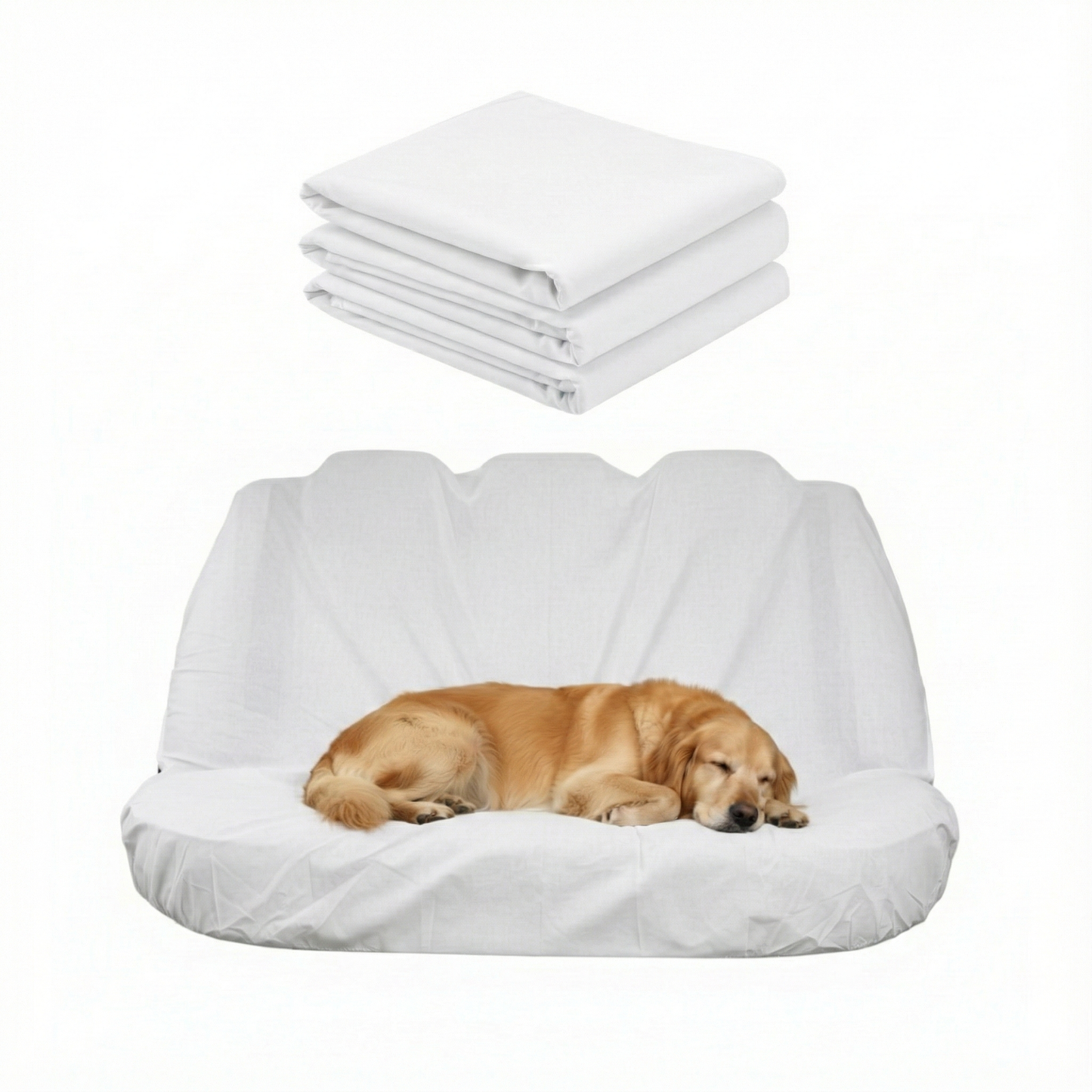 Disposable Car Seat Covers for Pets - 3 Pack